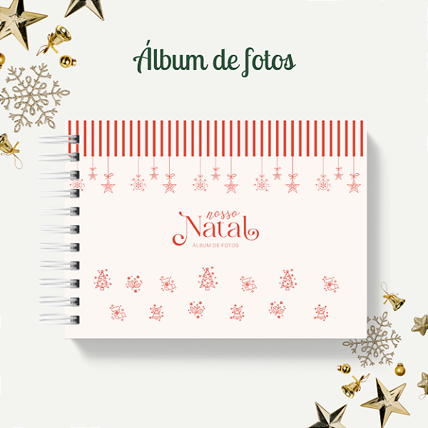 Álbum de fotos - Natal (Clean Vermelho)