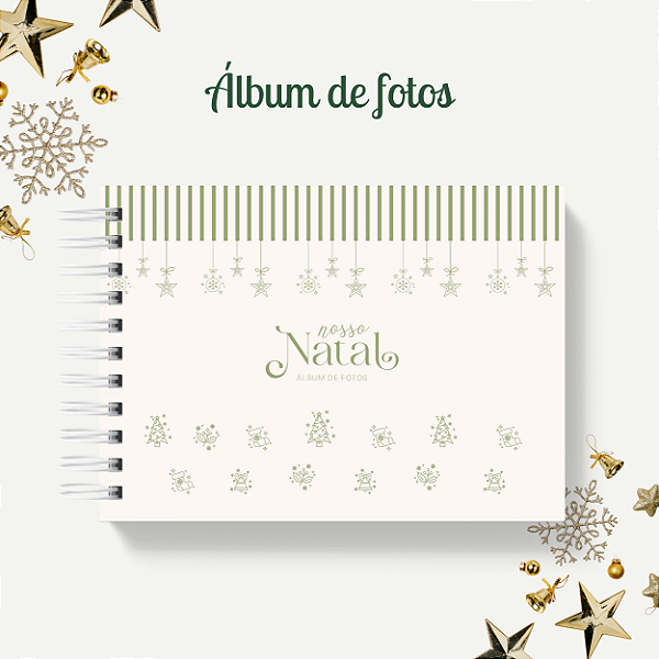 Álbum de fotos - Natal (Clean Verde)