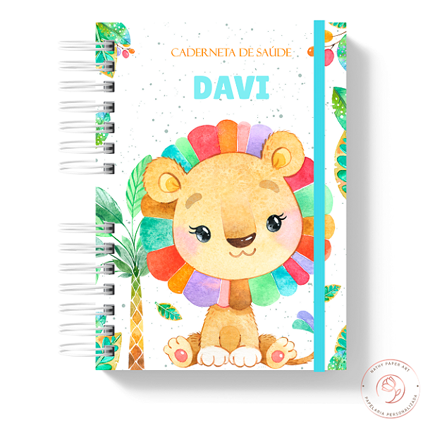 Caderneta de Saúde - Leãozinho Colors