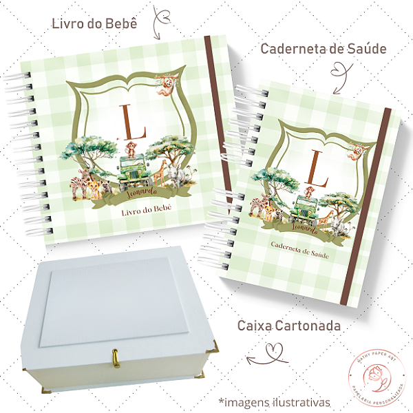 Kit I Primeiros Sonhos - Monograma Safari