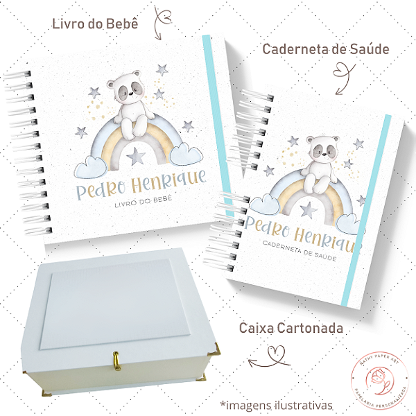 Kit I Primeiros Sonhos - Panda Arco Íris