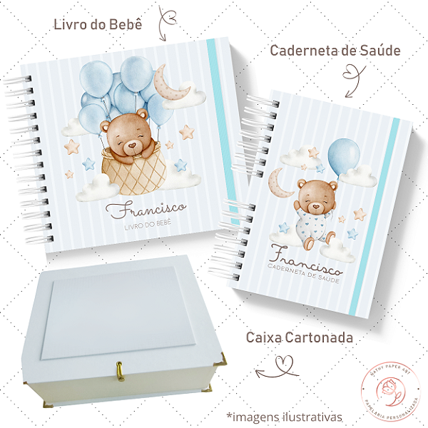 Kit I Primeiros Sonhos - Ursinho Balões