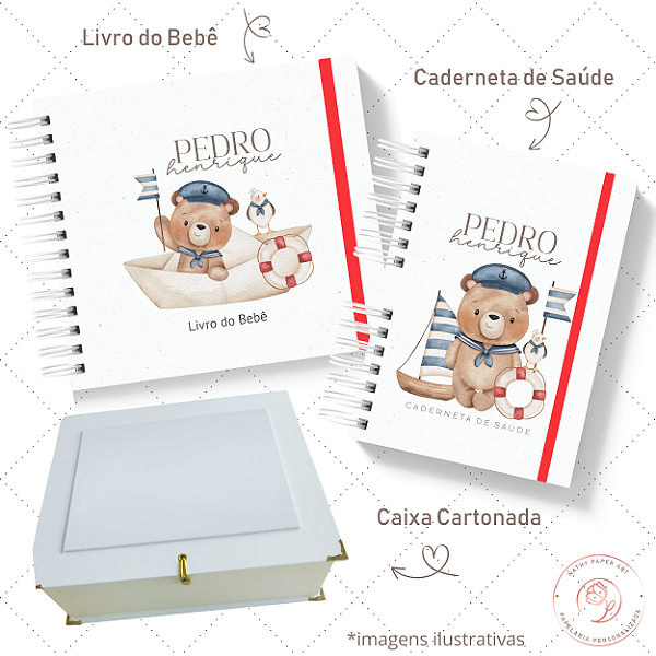 Kit I Primeiros Sonhos - Ursinho Marinheiro