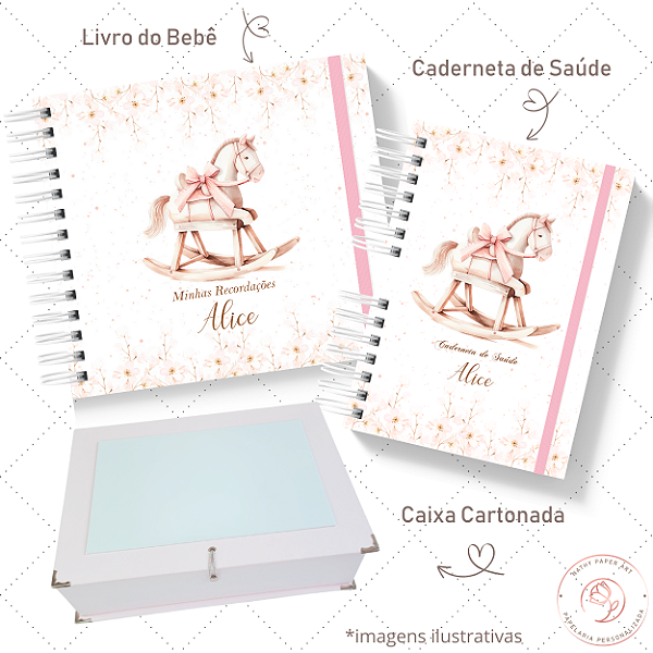 Kit I Primeiros Sonhos - Cavalinho Menina