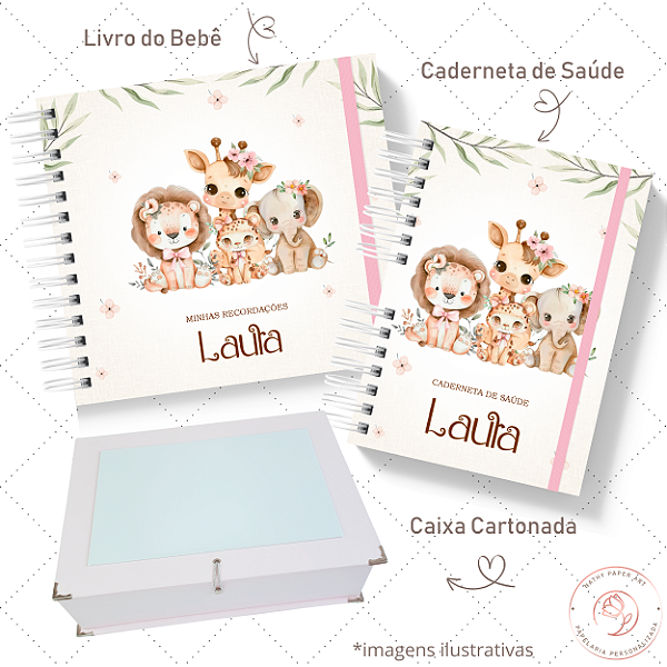 Kit I Primeiros Sonhos - Safari Fofo Menina