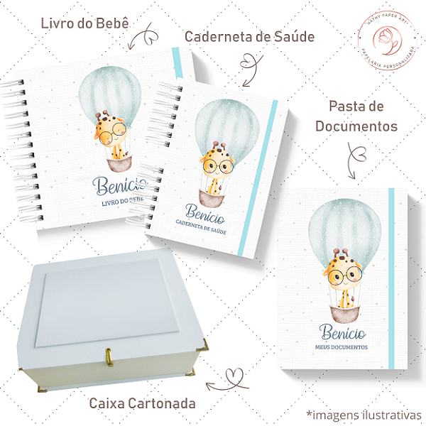 Kit II Doce Espera - Girafinha Balão