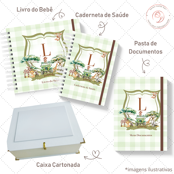 Kit II Doce Espera - Monograma Safari