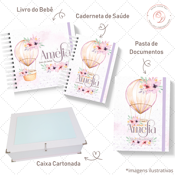 Kit II Doce Espera - Balão Menina