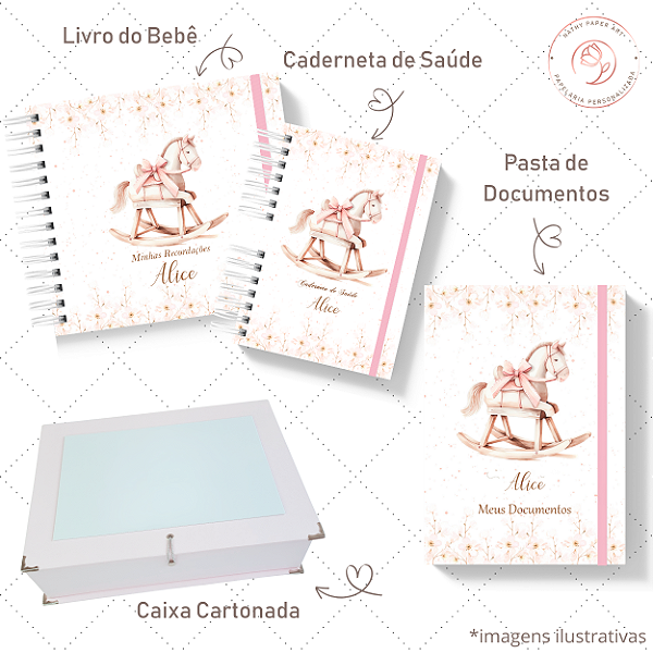 Kit II Doce Espera - Cavalinho Menina