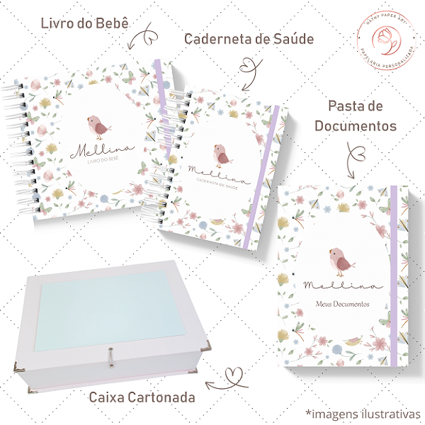 Kit II Doce Espera - Passarinho