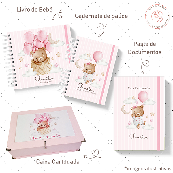 Kit II Doce Espera - Ursinha Balão