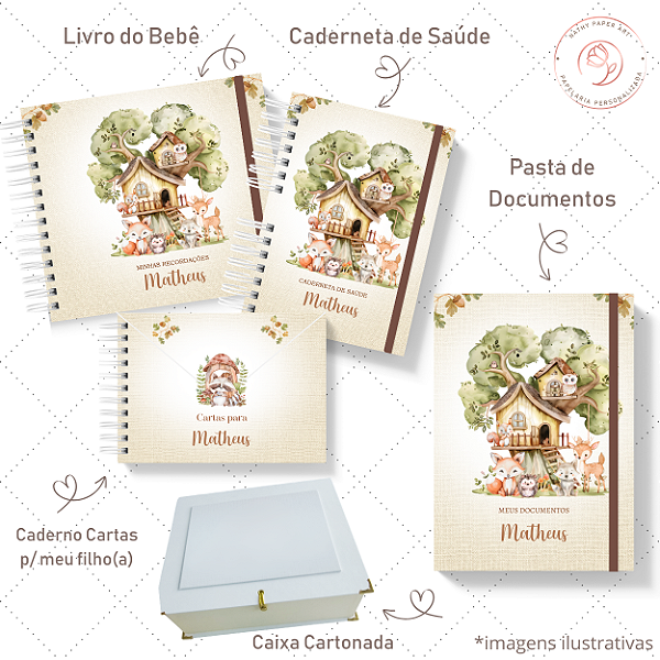 Kit III Memórias - Bosque Menino