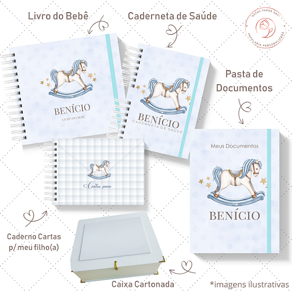 Kit III Memórias - Cavalinho de Balanço