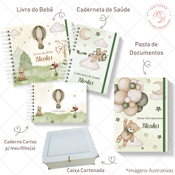 Kit III Memórias - Floresta Balão