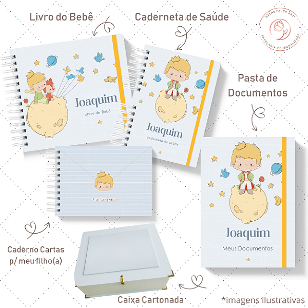 Kit III Memórias - Pequeno Príncipe