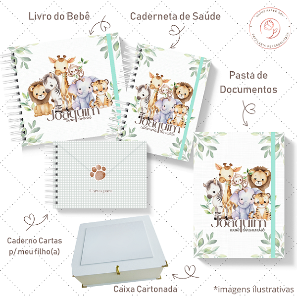 Kit III Memórias - Safari Verde