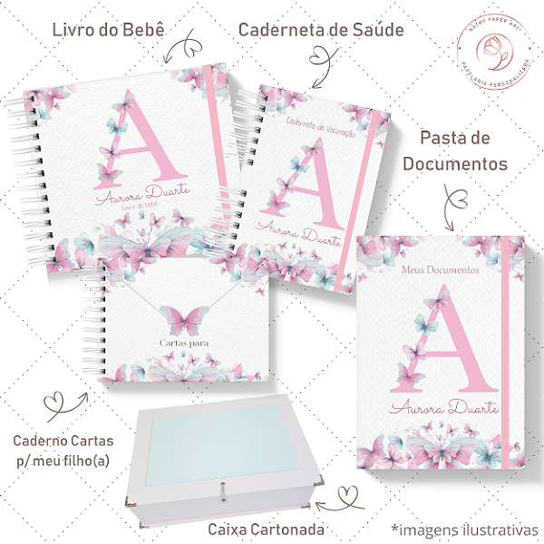 Kit III Memórias - Borboletas Inicial