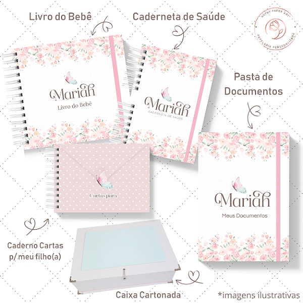 Kit III Memórias - Floral