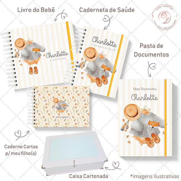 Kit III Memórias - Raposinha