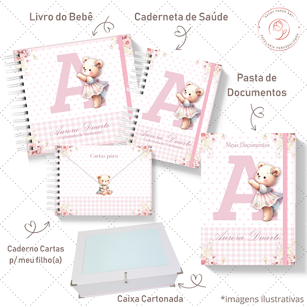 Kit III Memórias - Ursinha Inicial