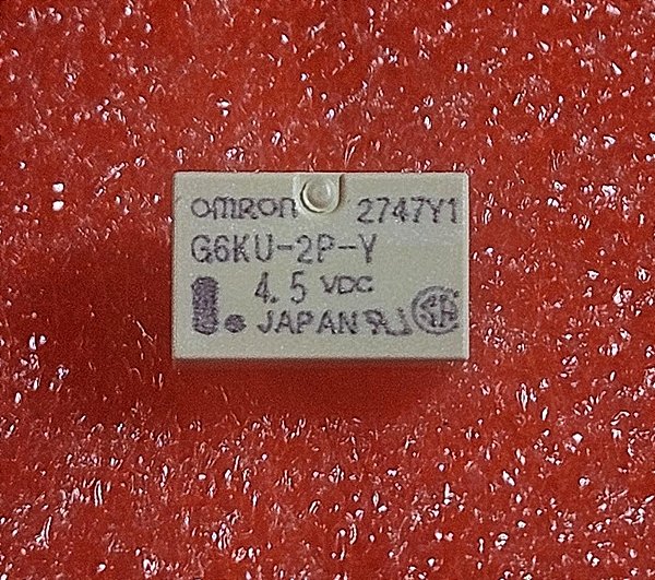 Relé G6KU-2P-Y 4,5v original