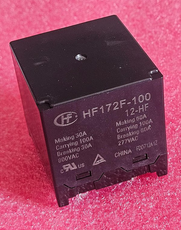 Relé HF172F-100 12-HF HF172F100 12HF