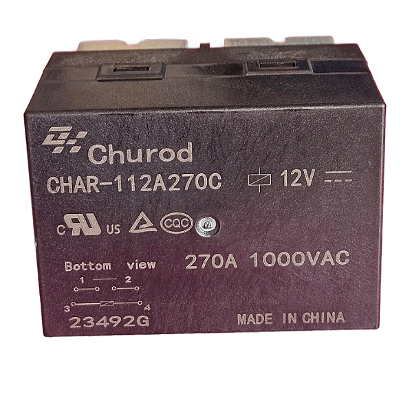 Relé CHAR-112A270C CHAR 112A270C