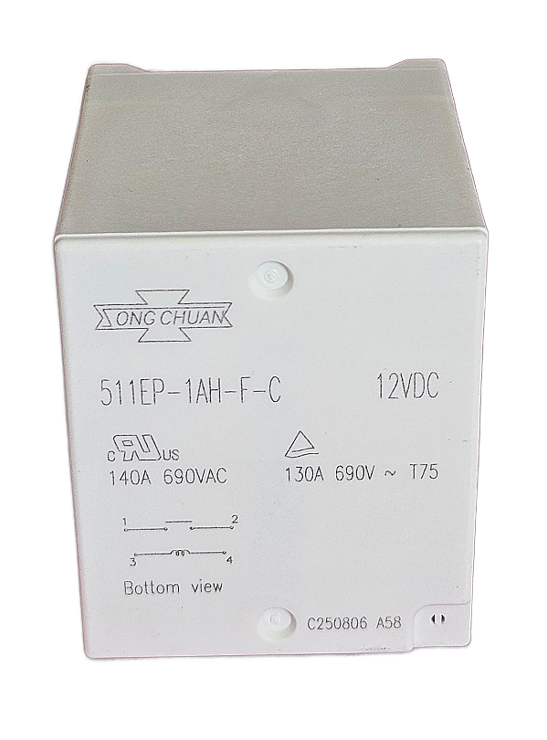 Relé 511EP-1AH-F-C 12VDC 140A  SONG CHUAN 511EP AH F C