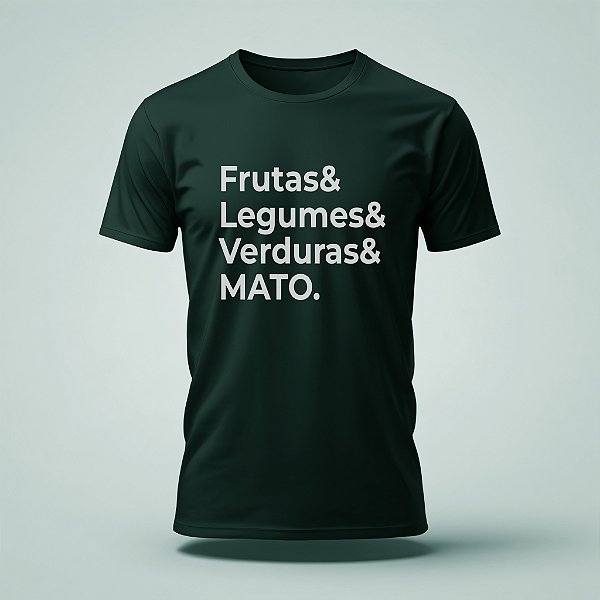 Camiseta Exclusiva Mato No Prato - Musgo
