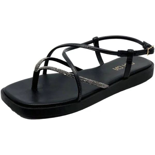 Sandália Flat Sua Cia Preto 834115184