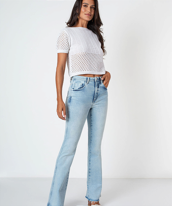 Calça Jeans Flare F62299P