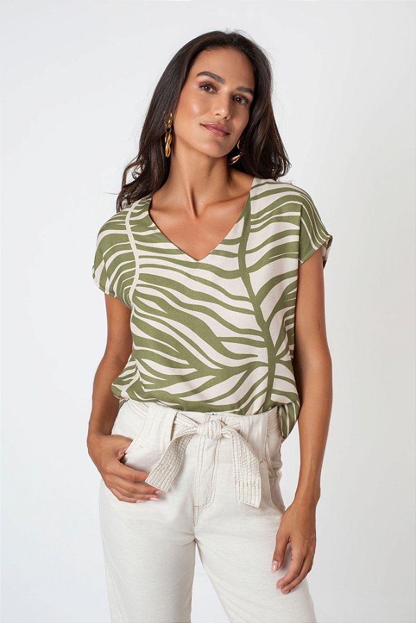 Blusa Flor de Lis F67455