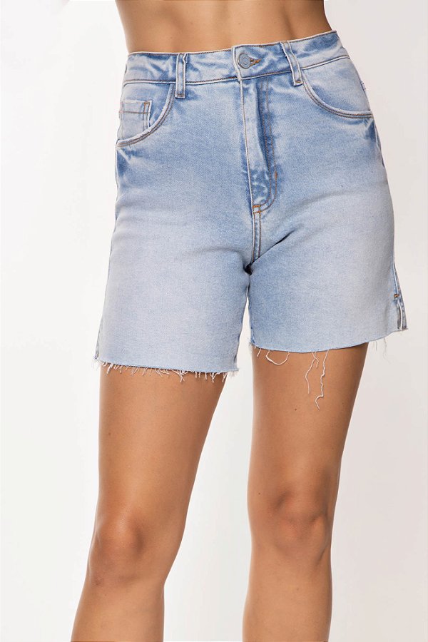 Bermuda Jeans Mom Flor de Lis F63256