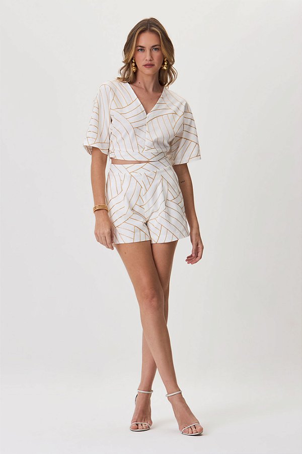 Blusa Flor de Lis F97014