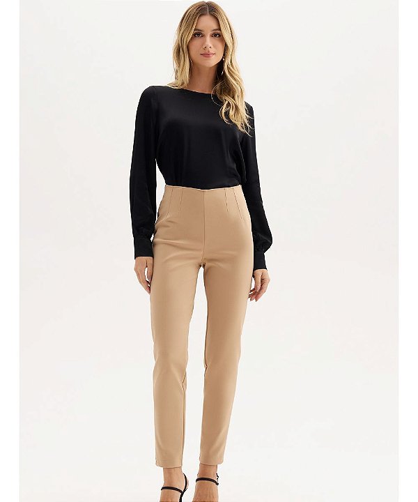 Calça Alfaiataria Flor de Lis F27461
