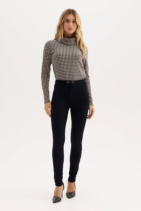 Blusa Cropped Justa Flor de Lis F27482