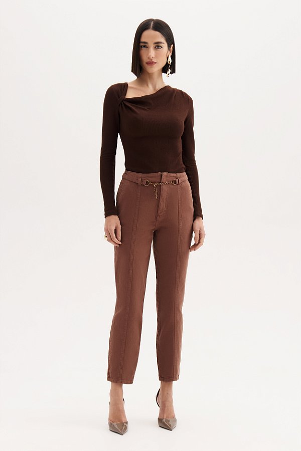 Calça Trend com Cinto F22387