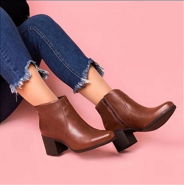 Bota Cano Baixo Couro Bottero 346901