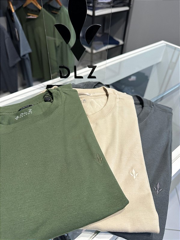 Camiseta Masculina Regular Select Manga Curta DLZ