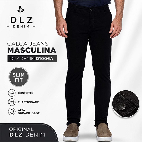 Calça Jeans Masculina DLZ Slim Essential