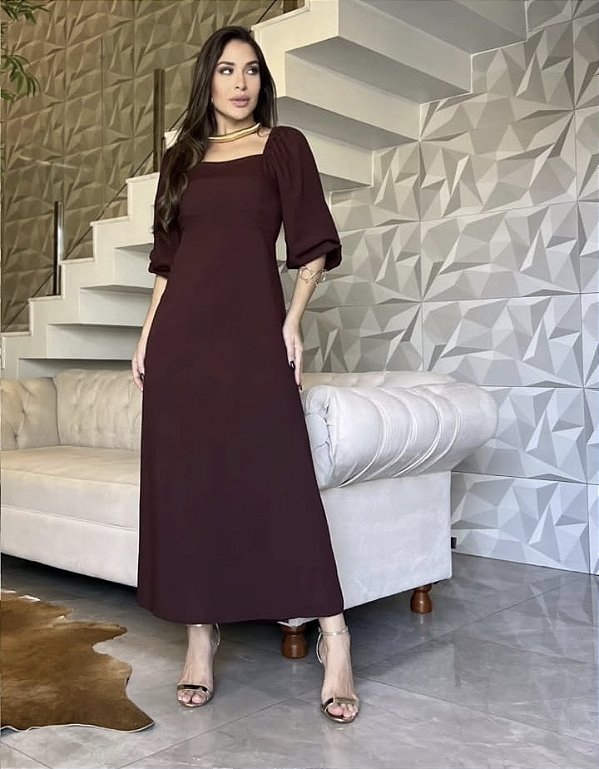 Vestido Amarração Costas Pietra 900
