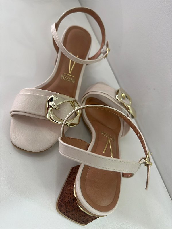 Sandália Feminina Salto Bloco Vizzano 6428155