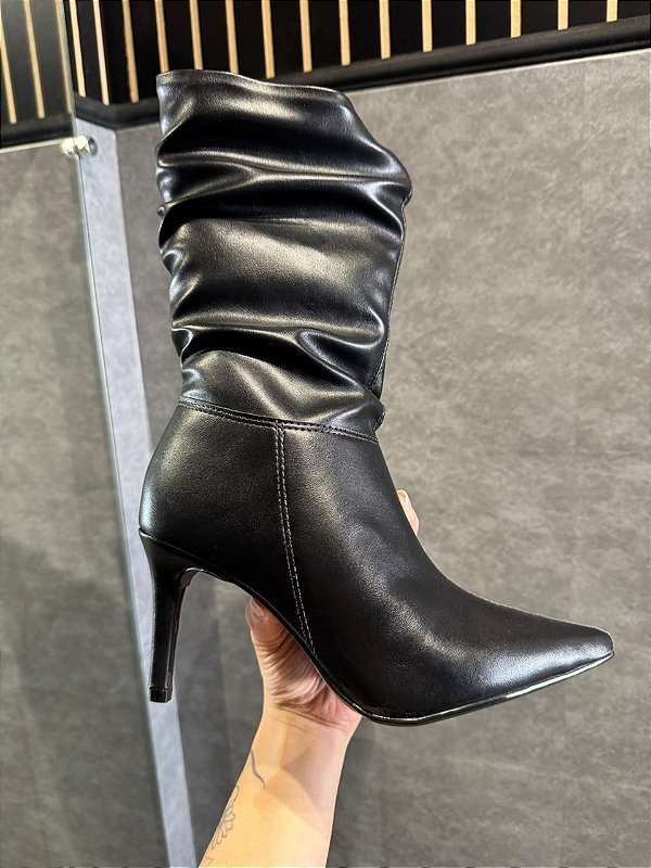Bota Feminina Vizzano Cano Medio Salto Fino 3112101