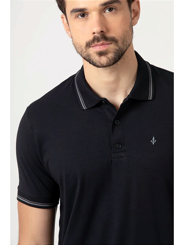 Camisa Polo Masculina DLZ D9027 Linha Essencial Regular