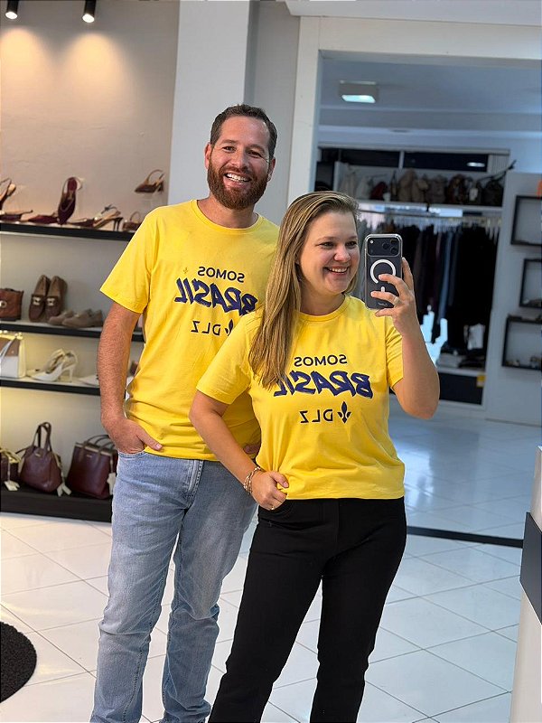 Camiseta Regular Dlz Copa Do Brasil Amarelo