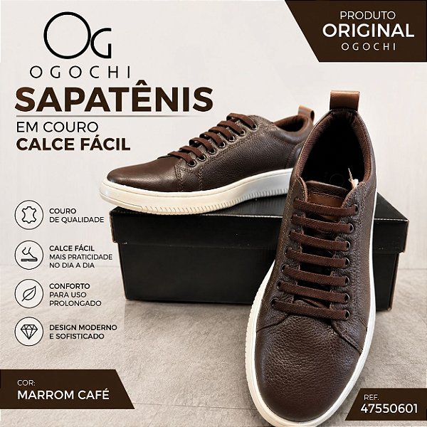 Sapatênis Calce Facil Masculino Ogochi