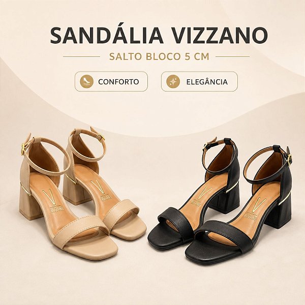 Sandália Feminina Vizzano Original