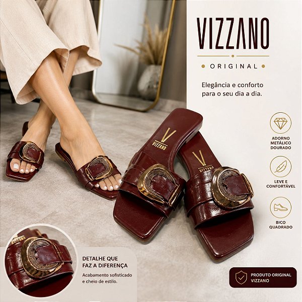 Rasteira Slide Vizzano Feminina Vizzano Original