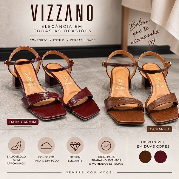 Sandalia Feminino Vizzano Original