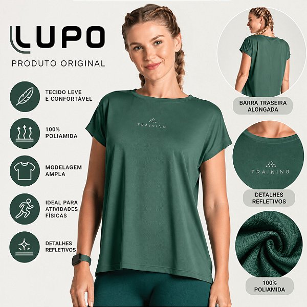 Camiseta Feminina Poliamida LSport Af Training Lupo 77153